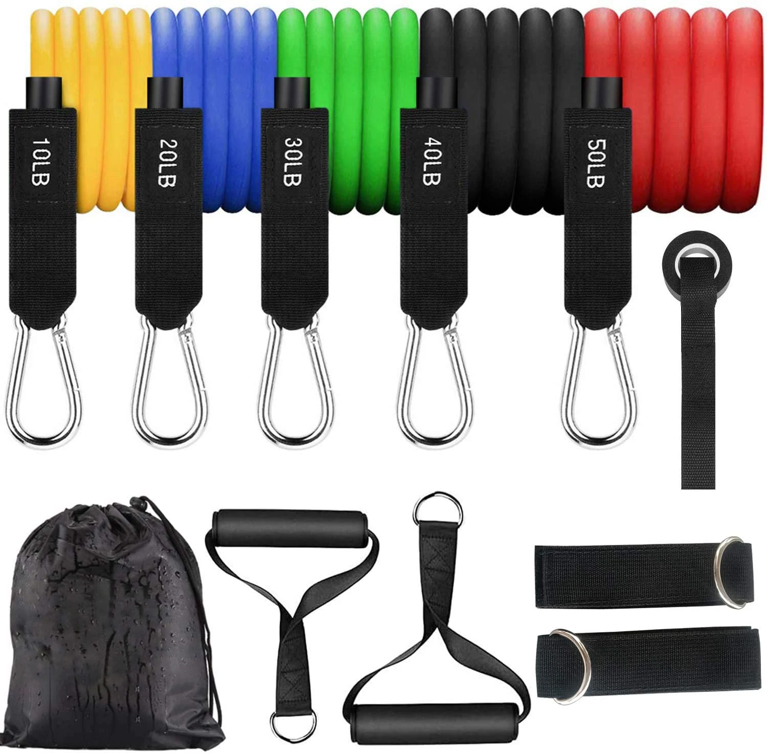 Resistance Bands Set, Exercise Bands for Men and Women, Workout Bands with Handles for Working Out, Fitness, Yellow,red,blue,green,black
Resistance Bands Set, Exercise Bands for Men and Women, Workout Bands with Handles for Working Out, Fitness, Yellow,red,blue,green,black