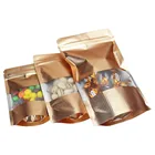 Stand Up Pouch Bag Foil Bag Packaging Custom Foil Lined Stand Up Pouch With Ziplock And Notch Dried Food Packaging Bag
