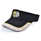 fashion Sports Cotton lighted Sun Visor cap with embroidery logo wholesale factory price sunscreen custom
