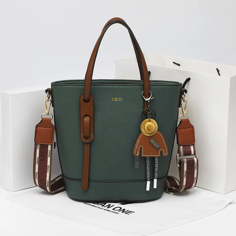 Fashion simple bucket pu leather shoulder tote bag purses and handbags for women wide strap large hand bags ladies wholesale, Green, black
Fashion simple bucket pu leather shoulder tote bag purses and handbags for women wide strap large hand bags ladies wholesale, Green, black