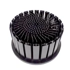 round 100w led cob clu048 cxb3590 140mm pin fin led aluminum heatsink