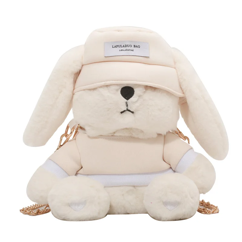 2023 New cute long-eared blindfolded rabbit Plush Crossbody Handbag Girl Cute Bucket Bag Purses Women Messenger Bags
2023 New cute long-eared blindfolded rabbit Plush Crossbody Handbag Girl Cute Bucket Bag Purses Women Messenger Bags