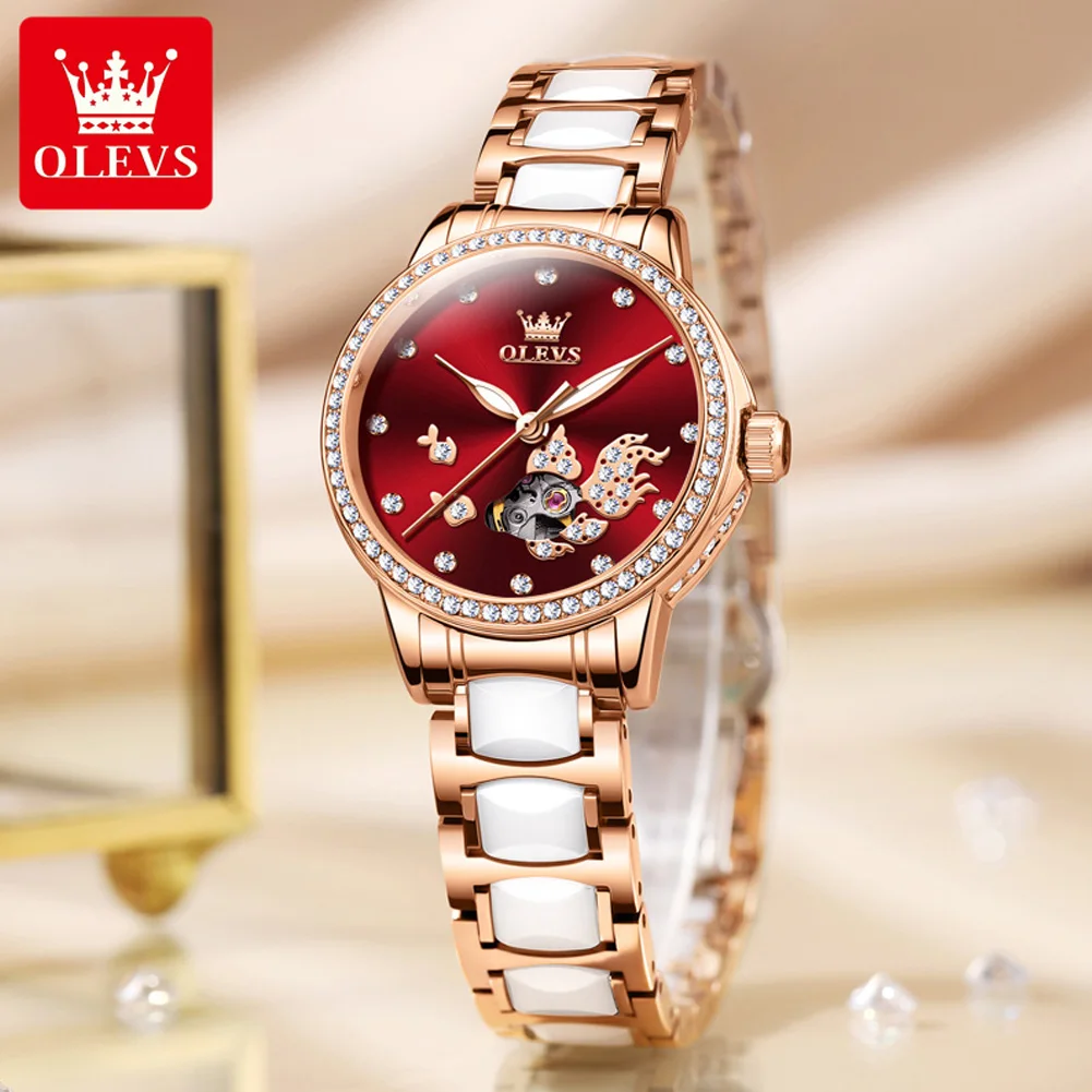 OLEVS 7001 custom logo good quality luxury Wrist Watch Women stainless steel Waterproof Automatic Mechanical woman Watches
OLEVS 7001 custom logo good quality luxury Wrist Watch Women stainless steel Waterproof Automatic Mechanical woman Watches