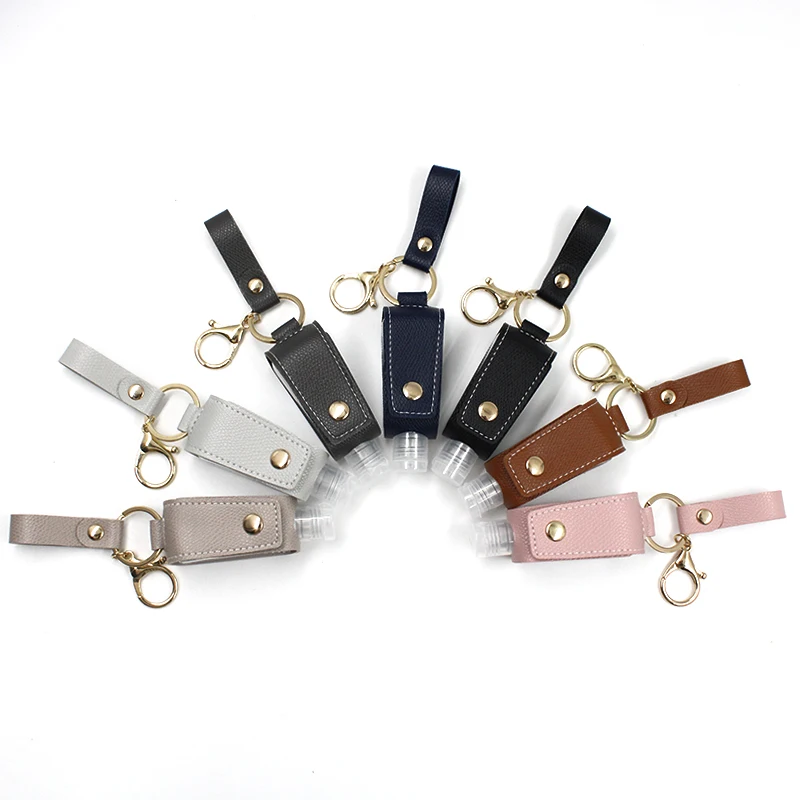 Factory price custom keychain pu leather pocket hand soap bottle with case, 6 color at stock
Factory price custom keychain pu leather pocket hand soap bottle with case, 6 color at stock