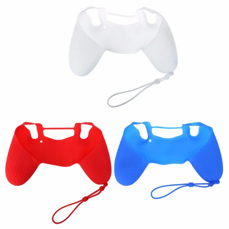 Soft Silicone Skin Non-Slip Grip Cover Case with Lanyard Game Accessories Point Handle Cover for Sony PS4 Game Controller
Soft Silicone Skin Non-Slip Grip Cover Case with Lanyard Game Accessories Point Handle Cover for Sony PS4 Game Controller