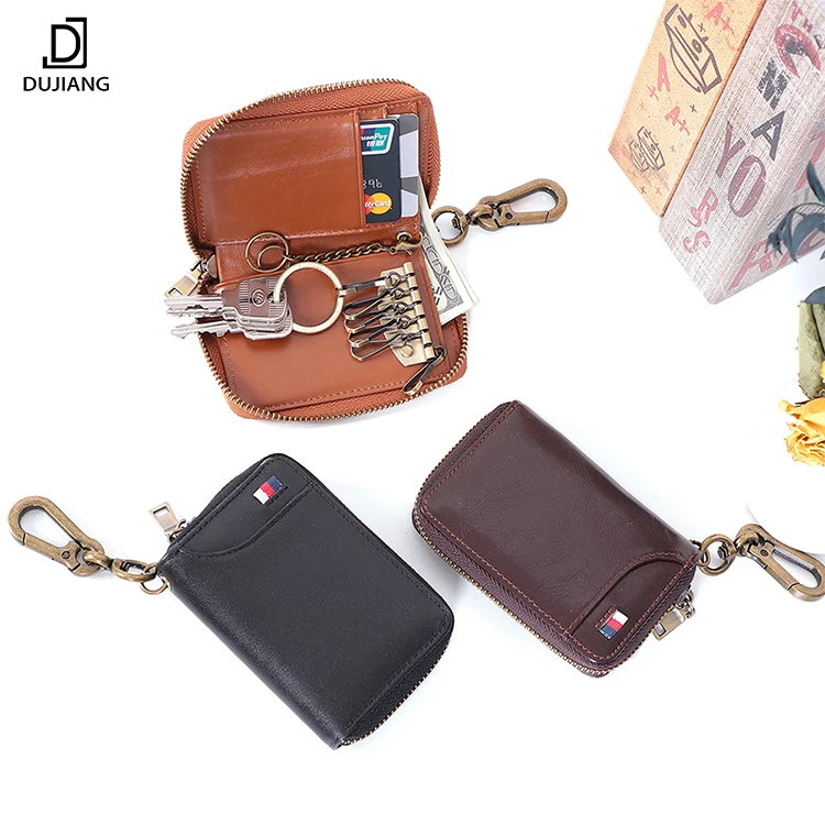 DUJIANG Cowhide Leather car key holder Wallet Genuine Leather Key With Wallet Case Key Wallets, Black, brown, coffee
DUJIANG Cowhide Leather car key holder Wallet Genuine Leather Key With Wallet Case Key Wallets, Black, brown, coffee