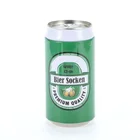Eco Friendly Green Color Metal Tin Cans With Lids Tin Cans For Drinks And Coins