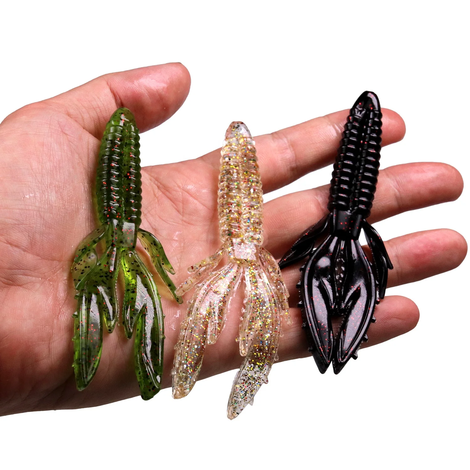 thkfish 9pcs lot 11cm 11g soft Lures Creature Claws Flipping Bait Craw Crawfish Crayfish Artificial Bait Salmon bait lure, 3 colours
thkfish 9pcs lot 11cm 11g soft Lures Creature Claws Flipping Bait Craw Crawfish Crayfish Artificial Bait Salmon bait lure, 3 colours