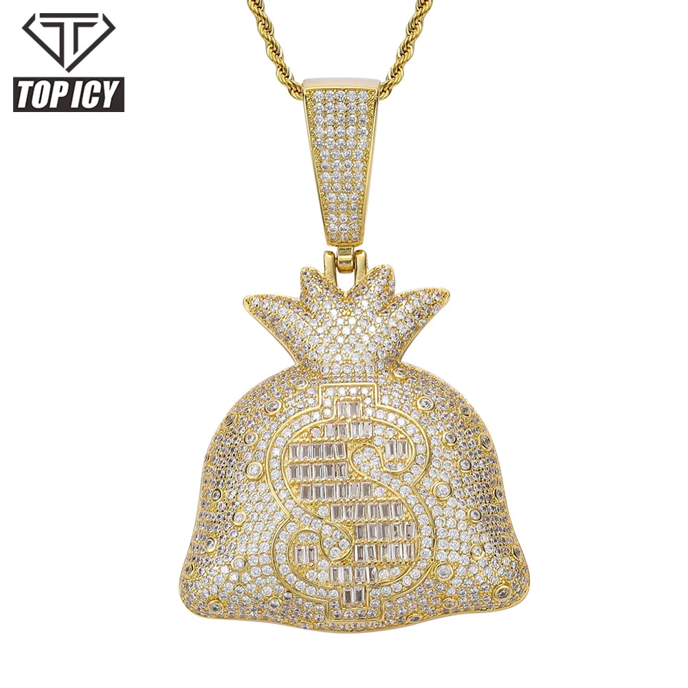 2021 New Trendy 18K Gold/White Gold Plated Money Bag Pendant AAA Cubic Zircon Brass Copper Made Necklace Jewelry Set
2021 New Trendy 18K Gold/White Gold Plated Money Bag Pendant AAA Cubic Zircon Brass Copper Made Necklace Jewelry Set