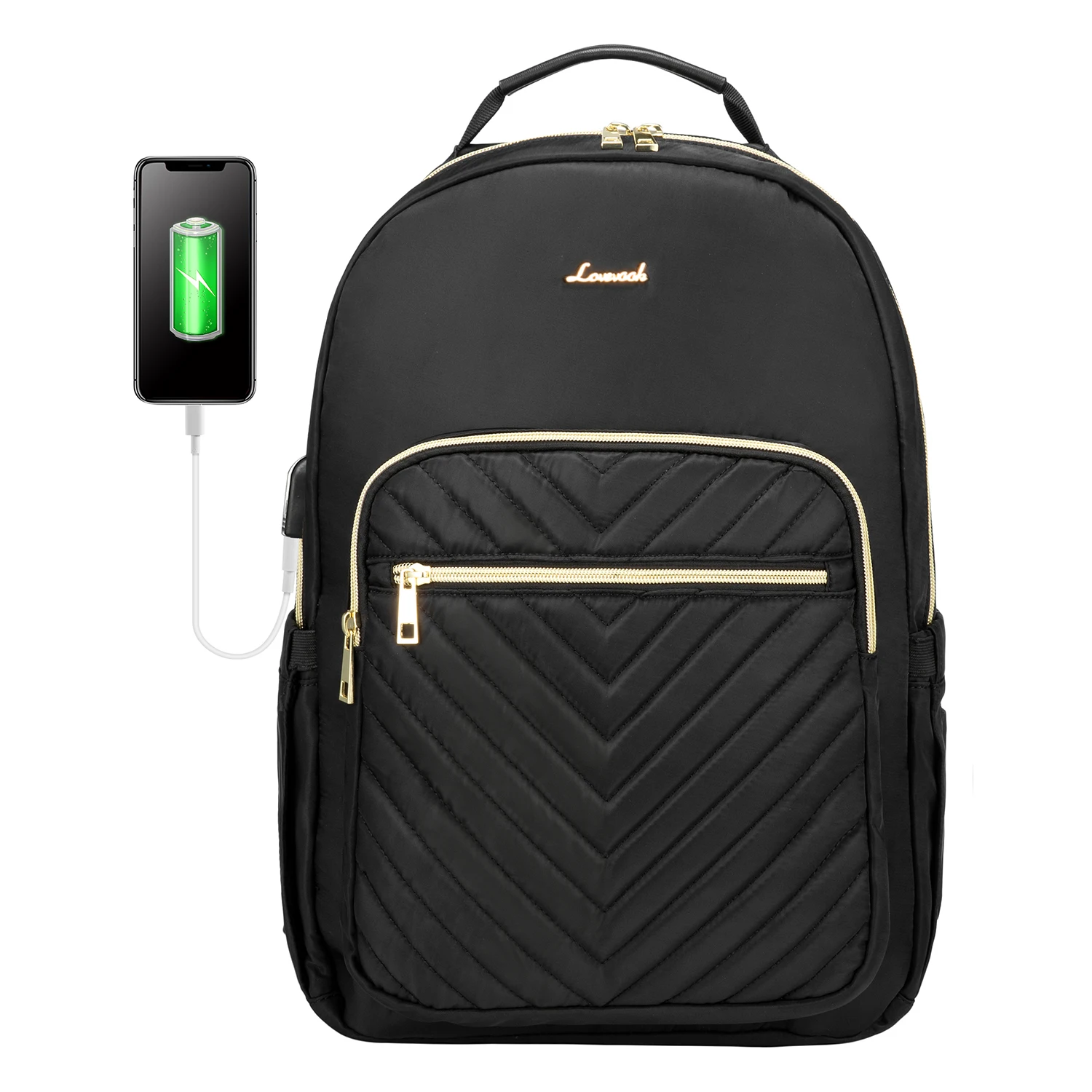Custom LOVEVOOK 15.6 Inch Quilted Stylish Laptop Bag for Women Work Computer Bookbag School bags Laptop Backpack with USB Port
Custom LOVEVOOK 15.6 Inch Quilted Stylish Laptop Bag for Women Work Computer Bookbag School bags Laptop Backpack with USB Port