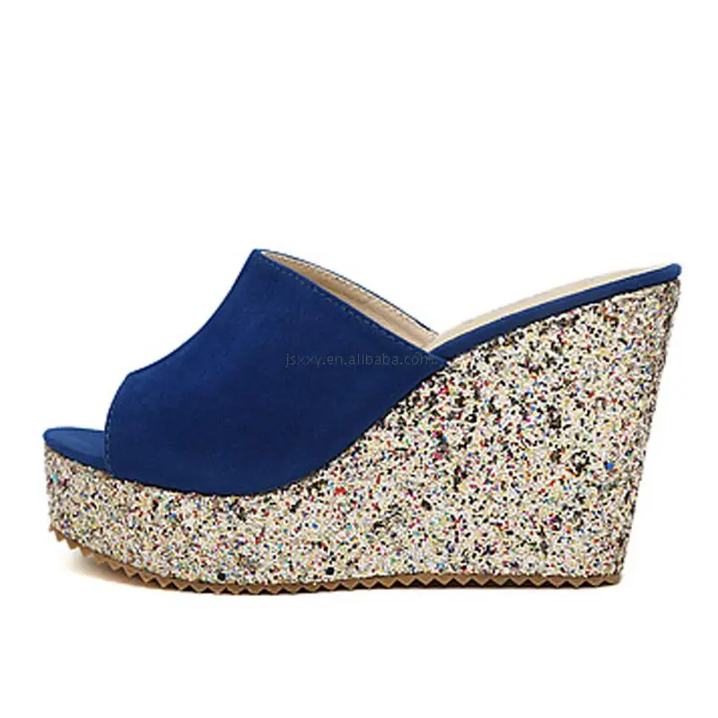 Summer fish mouth sequins platform women's shoes open-toe frosted suede wedge heel sandals shoes cool slippers
Summer fish mouth sequins platform women's shoes open-toe frosted suede wedge heel sandals shoes cool slippers