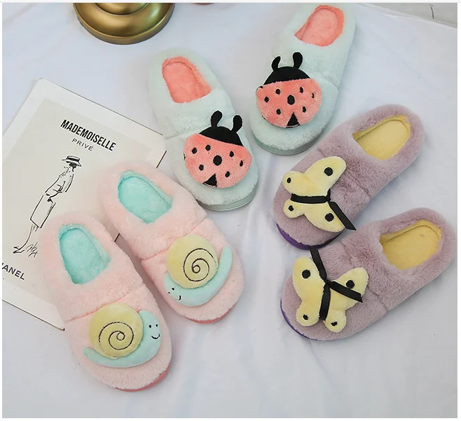 winter female cute cotton fur slippers indoor for home sofe sole non-slip plush warm shoes for women, Picture
winter female cute cotton fur slippers indoor for home sofe sole non-slip plush warm shoes for women, Picture