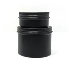 Low price wholesale 5ml 15ml 30ml 50ml 60ml 100ml 150ml 200ml matte black candle aluminum tin