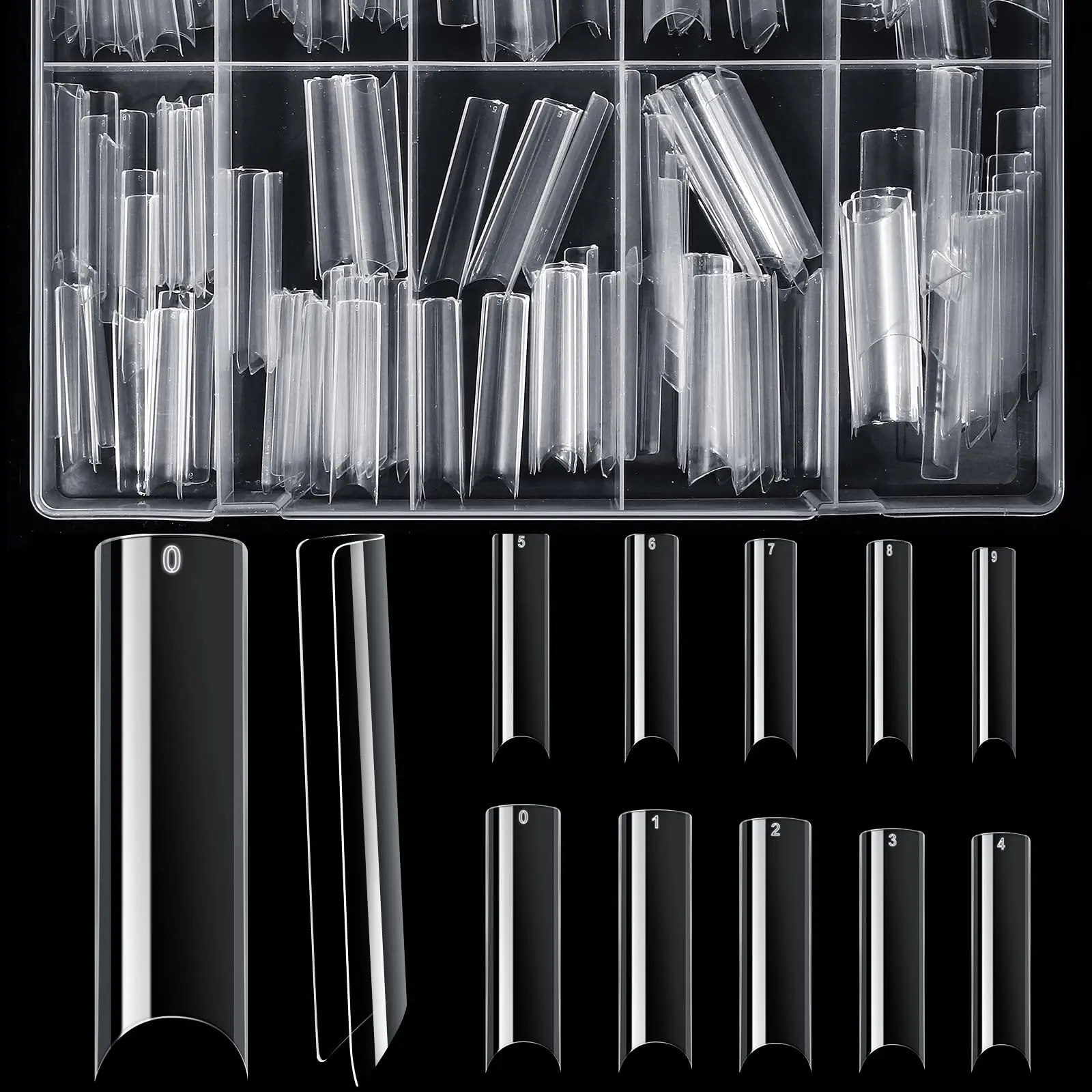 Wholesale 250Pcs ABS C Curve 3XL Square Nail Tips Straight Coffin Nails In Stock Clear Long French C Curve XXXL Square Tips
Wholesale 250Pcs ABS C Curve 3XL Square Nail Tips Straight Coffin Nails In Stock Clear Long French C Curve XXXL Square Tips