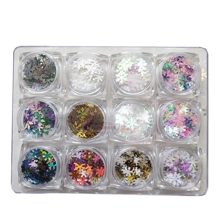 Winter diverse colors shiny snowflake glitter nail art glitter for the nail art decoration stock 3g set packing
Winter diverse colors shiny snowflake glitter nail art glitter for the nail art decoration stock 3g set packing