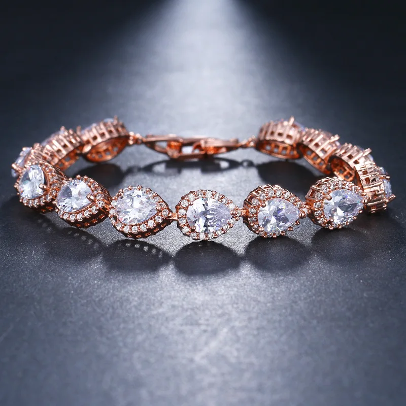 Waterdrop Zircon Luxury Brand Bracelets Cubic Zirconia Bracelet Crystal Natural Zircon Bracelet Bangle
Waterdrop Zircon Luxury Brand Bracelets Cubic Zirconia Bracelet Crystal Natural Zircon Bracelet Bangle