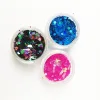 Glitter Glue Tattoo Set Holographic Chunky Body Face Glitter Mix Powder For hair Nail