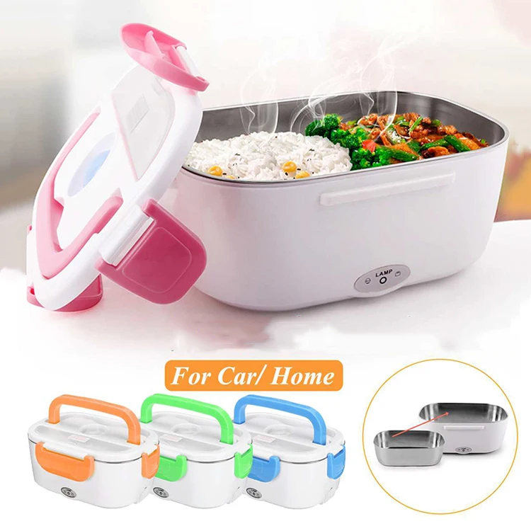110V& 220V Plug 12V 40W Car Home Office Portable Food Heater Stainless Steel Container Electric Lunch Box, Green /red/ pink/ orange/ blue
110V& 220V Plug 12V 40W Car Home Office Portable Food Heater Stainless Steel Container Electric Lunch Box, Green /red/ pink/ orange/ blue