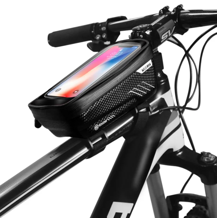 WILD MAN Bicycle Bag Waterproof Touch Screen Cycling Bag Top Front Tube Frame MTB Road Bike Bag 6.2 Phone Case Bike Accessories
WILD MAN Bicycle Bag Waterproof Touch Screen Cycling Bag Top Front Tube Frame MTB Road Bike Bag 6.2 Phone Case Bike Accessories