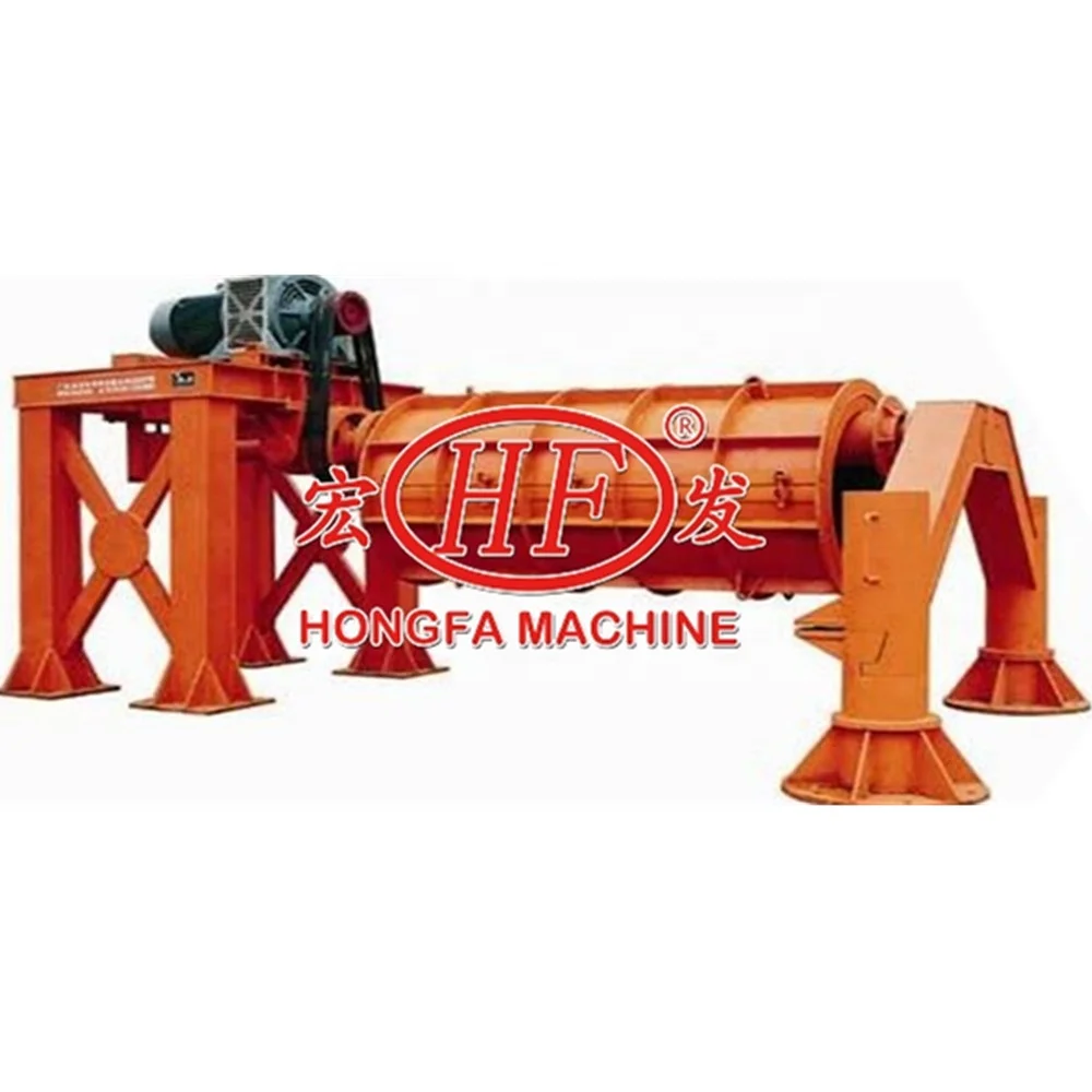 Hongfa horizontal screw extruding Pipe-Making machine, farm irrigation round pipe machine