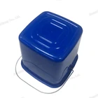 Heavy duty cleaning bright color small pail plastic bucket with handle