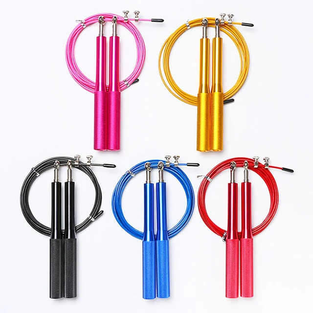 Wholesale custom logo aluminum handle weighted heavy skipping rope skipping rope skipping fitness, Color can be customized
Wholesale custom logo aluminum handle weighted heavy skipping rope skipping rope skipping fitness, Color can be customized