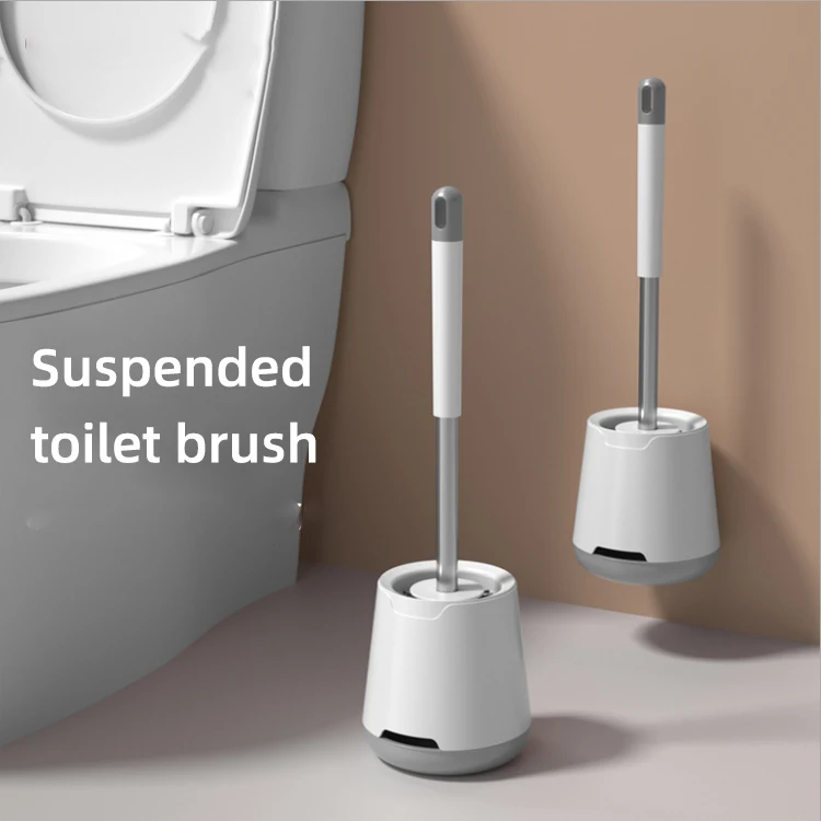 Toilet Brush and Holder Silicone Toilet Bowl Brush Bathroom Cleaning Bowl Brush Kit, White
Toilet Brush and Holder Silicone Toilet Bowl Brush Bathroom Cleaning Bowl Brush Kit, White