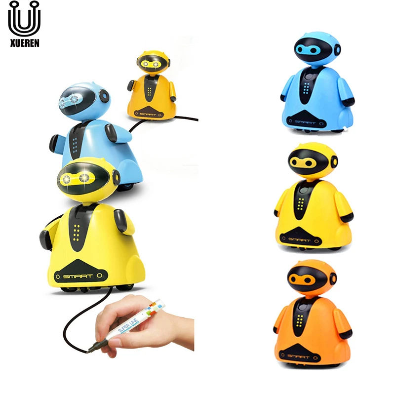 Xueren Inductive Pen Robot Draw Line Heel Robot Education Kid Toy Follow Drawn Robot Pen Boys and Girls Toy vs Ozobot, Orange, yellow, blue
Xueren Inductive Pen Robot Draw Line Heel Robot Education Kid Toy Follow Drawn Robot Pen Boys and Girls Toy vs Ozobot, Orange, yellow, blue