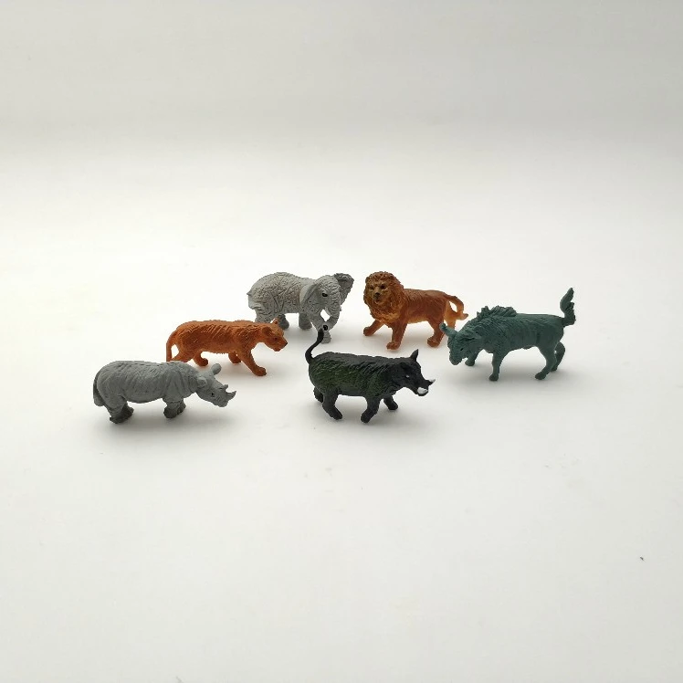 الحيوانات الشكل لعبة صغيرة الغابة الحيوانات مجموعة ألعاب متنوعة واقعية نماذج للحيوانات البرية لصبي