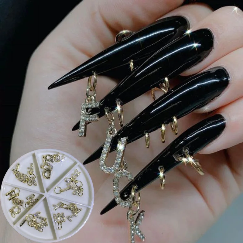 2021 New Products English Letters Alloy Crystal 3D Manicure Nail Jewelry Decoration Charms Nail Art, Random
2021 New Products English Letters Alloy Crystal 3D Manicure Nail Jewelry Decoration Charms Nail Art, Random