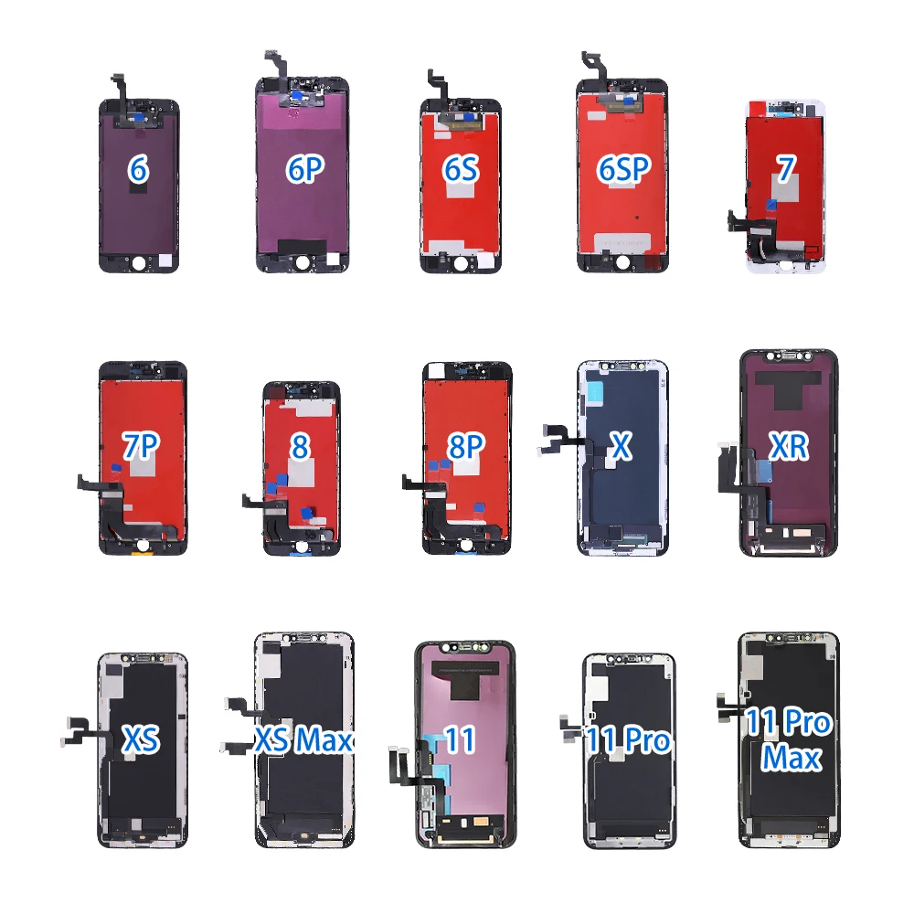 Mobile Phone LCD Screen for iPhone X XS XR XS Max 11 12 Mini Pro Max 6 6S 7 8 Plus LCD Display with Digitizer Cellphone Screen
Mobile Phone LCD Screen for iPhone X XS XR XS Max 11 12 Mini Pro Max 6 6S 7 8 Plus LCD Display with Digitizer Cellphone Screen