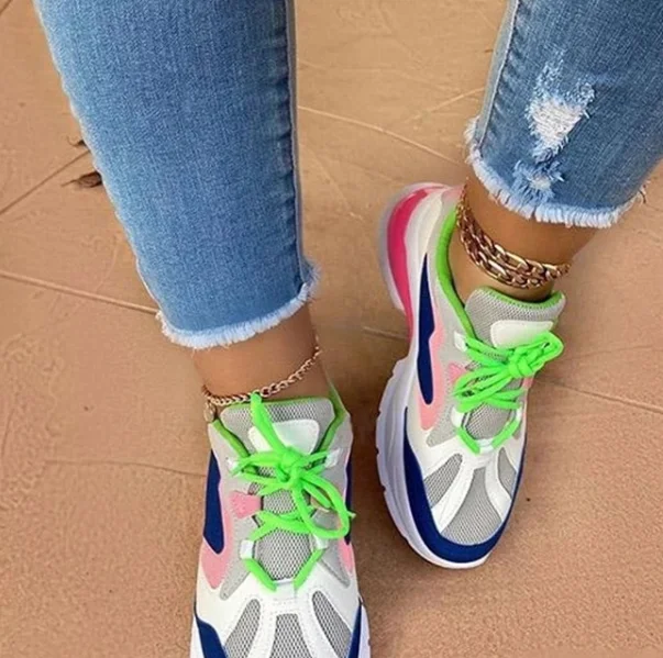 Spring 2021 new sports shoes large size flat mesh lace-up striped sneakers Europe and America wholesale, White,pink
Spring 2021 new sports shoes large size flat mesh lace-up striped sneakers Europe and America wholesale, White,pink