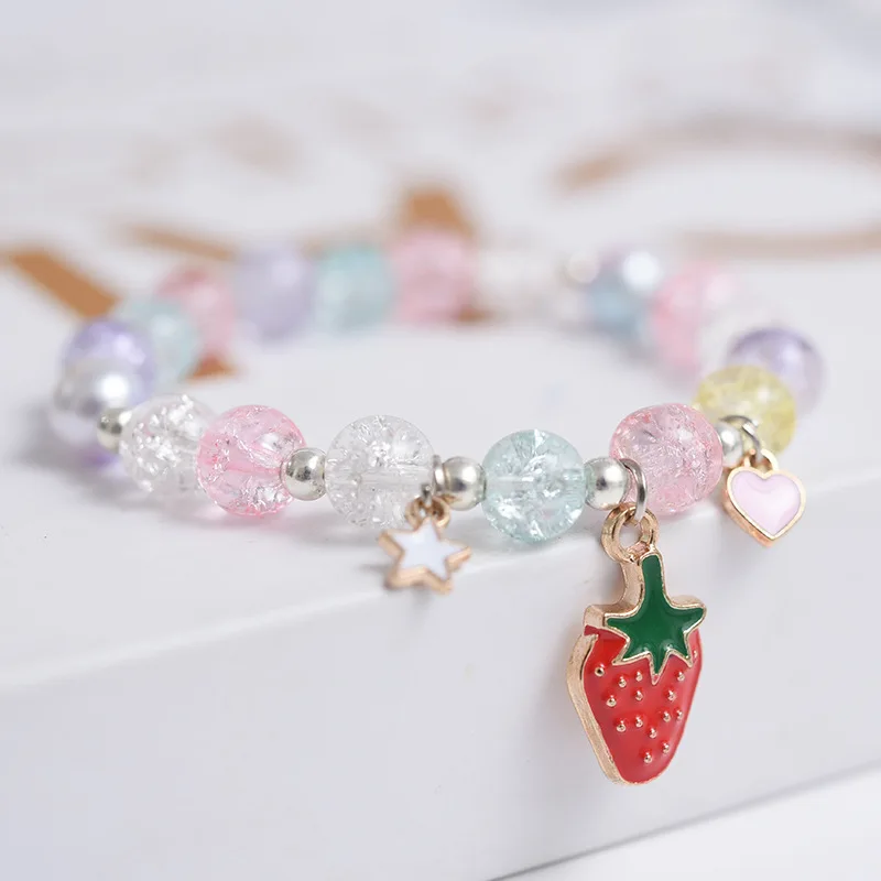 RTS 2021 New Children's Popcorn Crystal Glass Beaded Strawberry Girl Student Girlfriend Gift Cute Y2K Bracelet Jewelry For Women
RTS 2021 New Children's Popcorn Crystal Glass Beaded Strawberry Girl Student Girlfriend Gift Cute Y2K Bracelet Jewelry For Women
