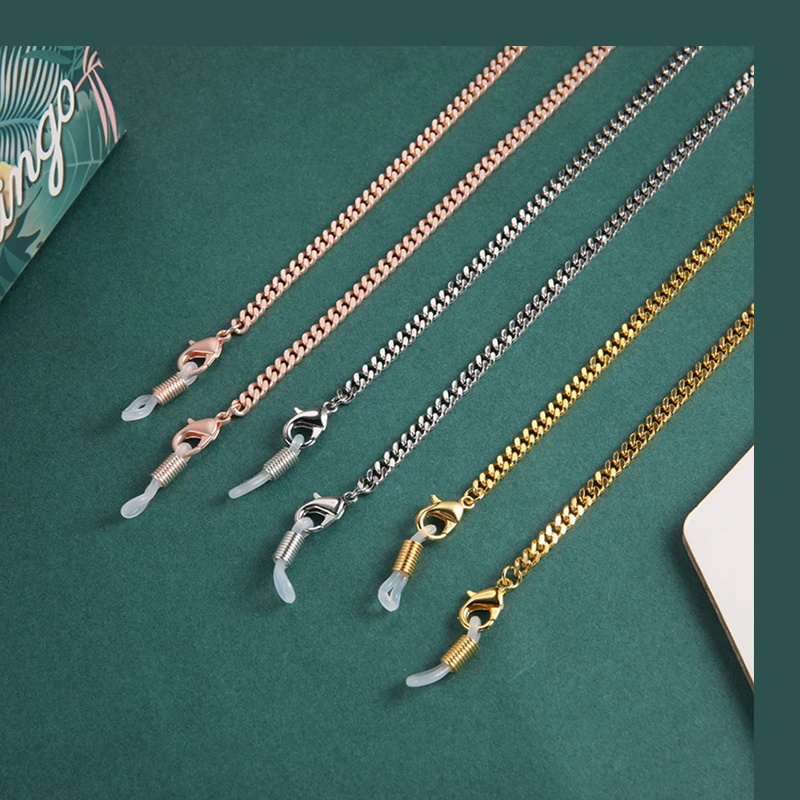 20201 Brass Curb Chain Holder for Masked Glasses Women Men Neck Chains Lanyards Anti-slip Sunglasses Strap Rope Eyewear Cord New
20201 Brass Curb Chain Holder for Masked Glasses Women Men Neck Chains Lanyards Anti-slip Sunglasses Strap Rope Eyewear Cord New