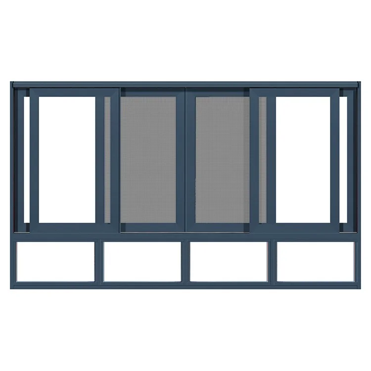 Good Price aluminium toilet glass windows tinted sliding window with factory direct sale