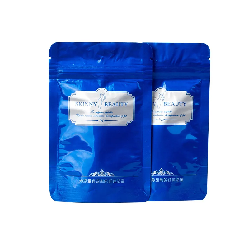 Medicine Capsule Packaging Bag Aluminum Foil Ziplock Candy Zipper Bag Custom