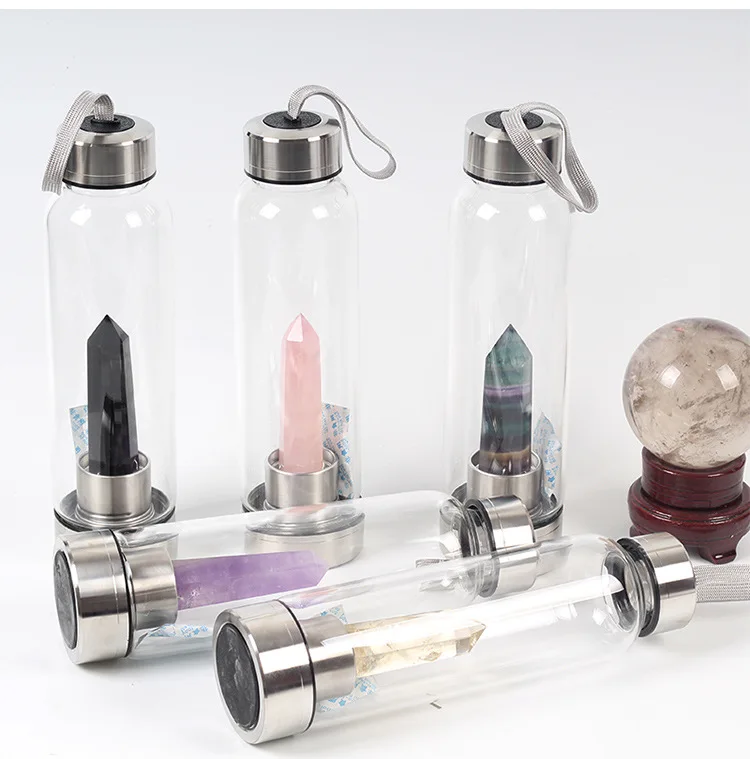 Factory Direct Supply Wholesale Diamond Shape Natural Crystal Infused Water Bottle, Customized color acceptable
Factory Direct Supply Wholesale Diamond Shape Natural Crystal Infused Water Bottle, Customized color acceptable