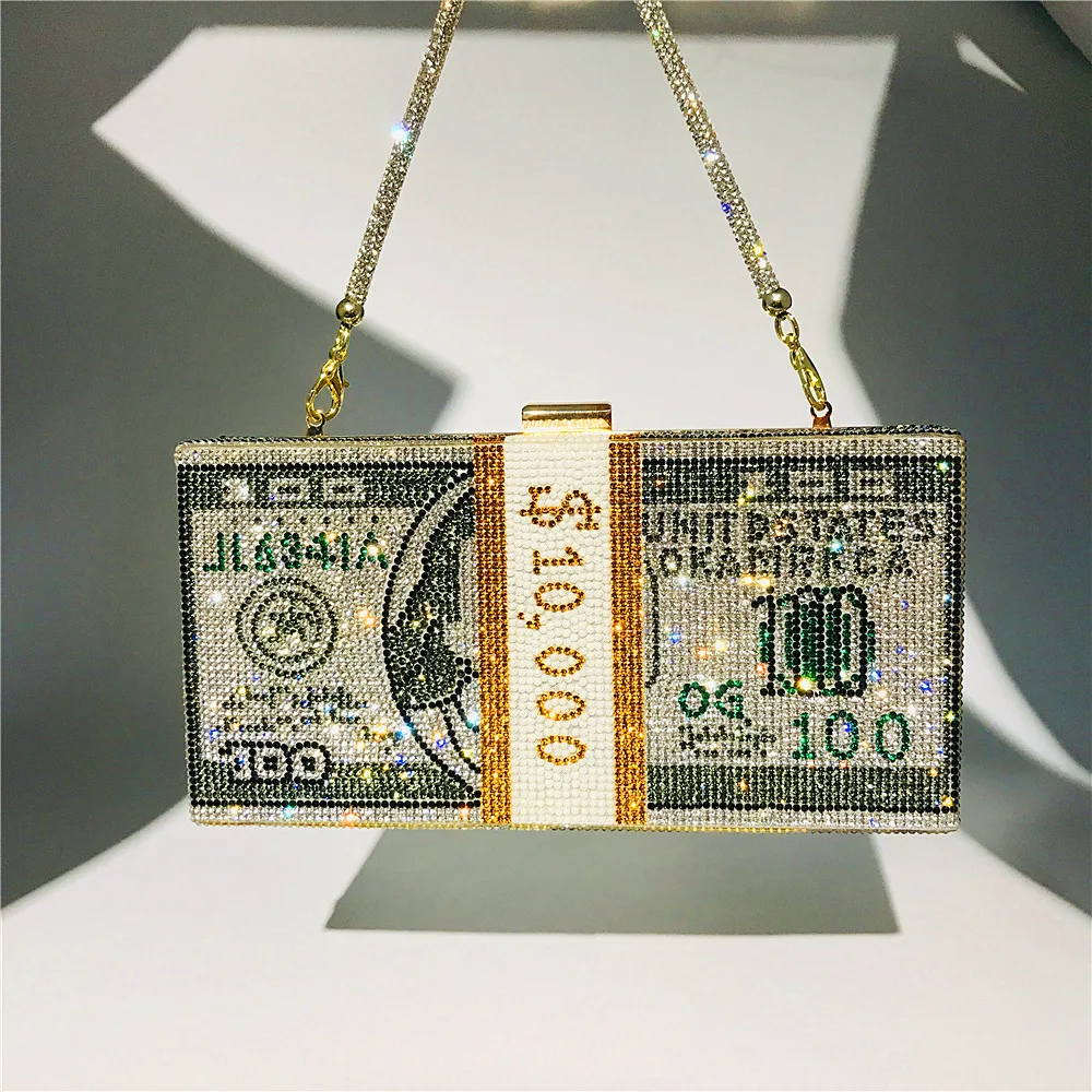 New Luxury Diamond Evening Dollar Bags Party Clutch Bags Wedding Dinner Purses and Handbags dollar purse bags, Customized color
New Luxury Diamond Evening Dollar Bags Party Clutch Bags Wedding Dinner Purses and Handbags dollar purse bags, Customized color