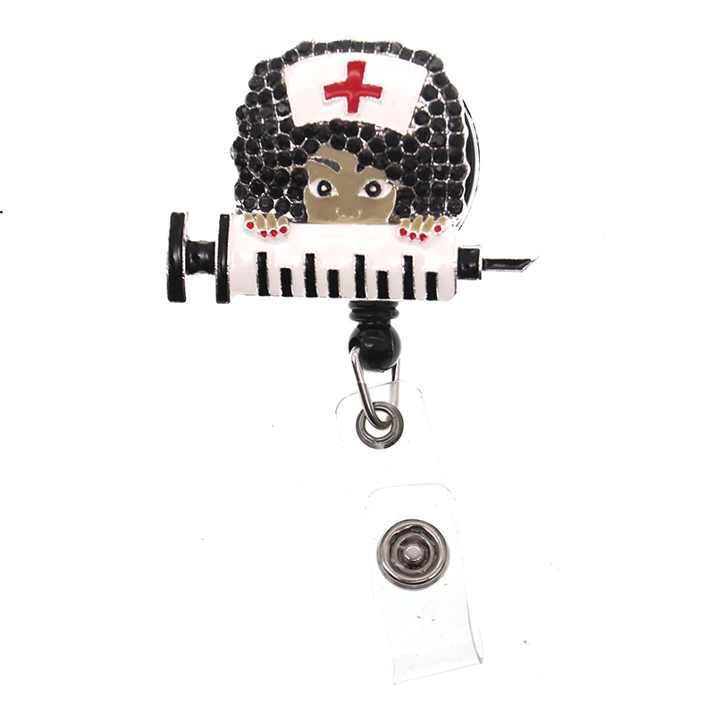 Free Shipping Black Nurse Badge Reel Accessories For Gift Medical Retractable Badge Holder
Free Shipping Black Nurse Badge Reel Accessories For Gift Medical Retractable Badge Holder