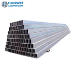 Aluminium Alloy Hollow Pipe Extruded Profile Square Aluminum Tube