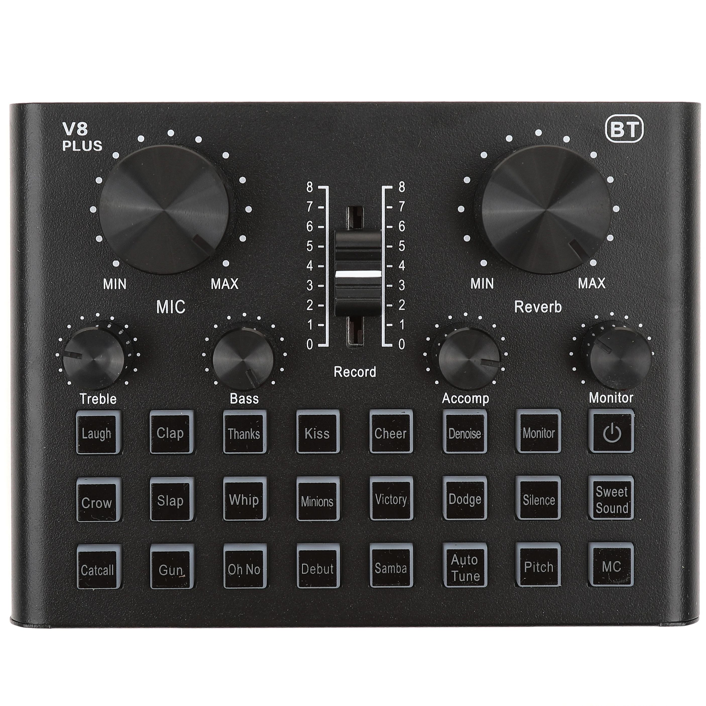 V8P Portable Mini Sound Card Stereo Audio Mixer for Computer Game Live Broadcast Available Bm800 Microphone
V8P Portable Mini Sound Card Stereo Audio Mixer for Computer Game Live Broadcast Available Bm800 Microphone