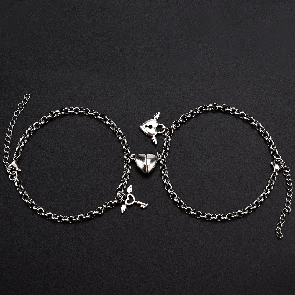 2Pcs/Set Magenet Bracelet Adjustable Handmade Wish Stone Bracelet for Women Men Friendship Couple Matching Bracelets
2Pcs/Set Magenet Bracelet Adjustable Handmade Wish Stone Bracelet for Women Men Friendship Couple Matching Bracelets