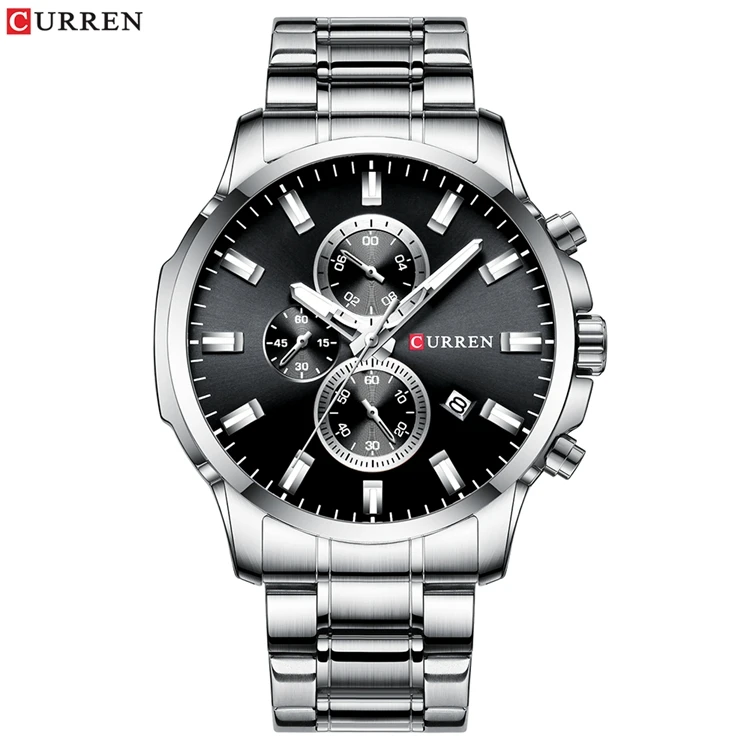 2019 Fashion Charm CURREN 8348 Man Quartz Wrist Watches Stainless Steel Waterproof Men Watch
2019 Fashion Charm CURREN 8348 Man Quartz Wrist Watches Stainless Steel Waterproof Men Watch