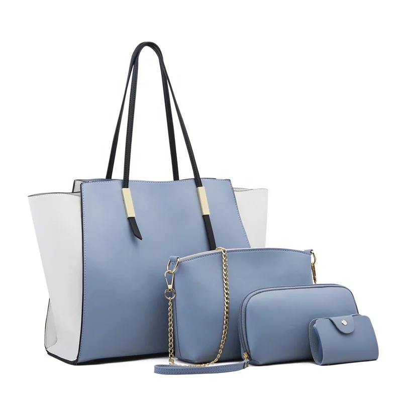 Latest fashion pu leather handbag sets 4 pieces lady hand bags female hand simple wild messenger shoulder bag women hand bags, Customizable
Latest fashion pu leather handbag sets 4 pieces lady hand bags female hand simple wild messenger shoulder bag women hand bags, Customizable