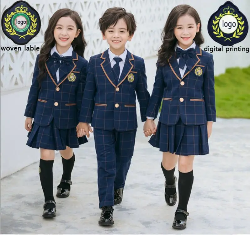 OEM promotion British style fall primary junior and high school uniform outfit custom designs kids back to school uniform suits, Picture
OEM promotion British style fall primary junior and high school uniform outfit custom designs kids back to school uniform suits, Picture