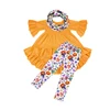 /product-detail/girls-new-arrival-newborn-baby-clothing-set-patchwork-pattern-leggings-soild-reglant-scarf-set-for-autumn-62258827315.html