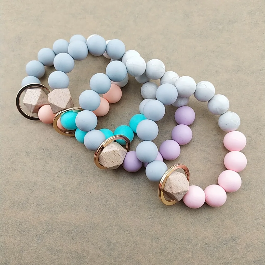 Handmade Elastic Beaded Bracelet Newest Trendy Silicone Keyring Bracelet For Women 2021 Newest Fashion Key Chain Bracelet
Handmade Elastic Beaded Bracelet Newest Trendy Silicone Keyring Bracelet For Women 2021 Newest Fashion Key Chain Bracelet