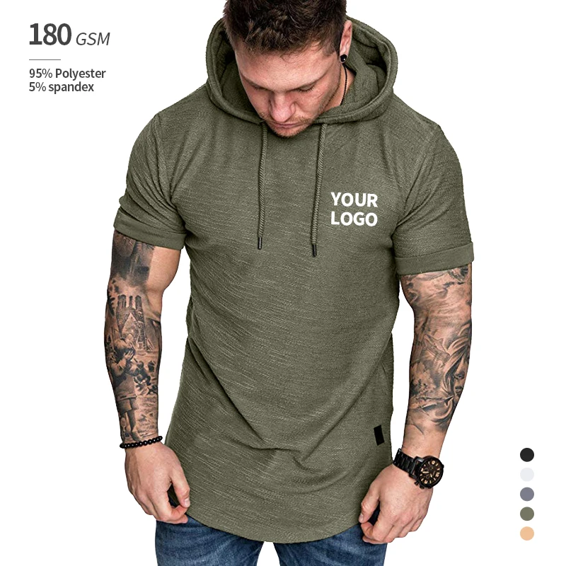 wholesale gym hoodies men shirts short sleeves hooded t shirt muscle shirt with hood
wholesale gym hoodies men shirts short sleeves hooded t shirt muscle shirt with hood