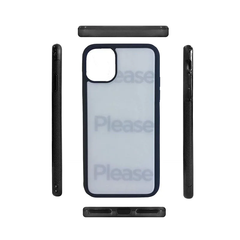 For iPhone 11 Sublimation Blanks Tempered Glass Back Cover + TPU Soft Rubber cases for iphone, Black
For iPhone 11 Sublimation Blanks Tempered Glass Back Cover + TPU Soft Rubber cases for iphone, Black