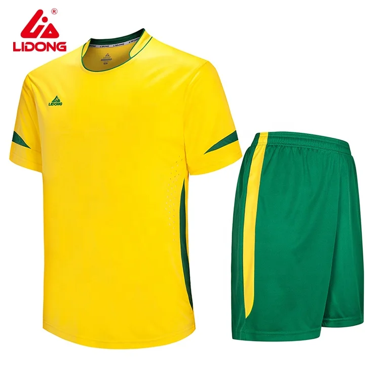 Wholesale Cheap Plain Football Team Sports Wear Set Yellow Blue Soccer Jersey Training Jersey For Adult / Child
Wholesale Cheap Plain Football Team Sports Wear Set Yellow Blue Soccer Jersey Training Jersey For Adult / Child